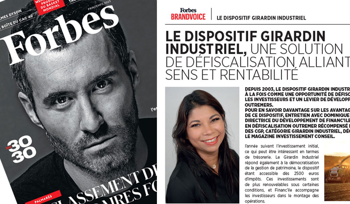 Interview de Dominique Arribas dans Forbes