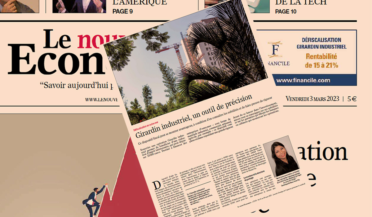 Financ&rsquo;ile dans le Nouvel Économiste